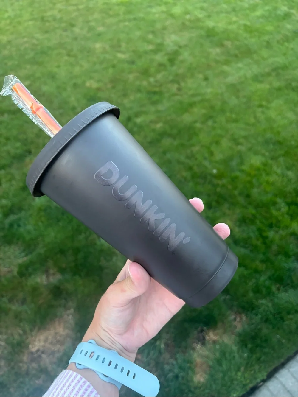 Parke x Dunkin’ tumbler in espresso